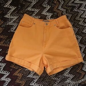 SOLD • high waist cuffed shorts